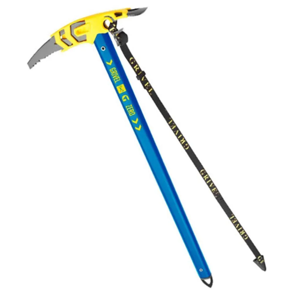 Grivel G Zero Ice Axe With Adjustable Long Leash (Blue)