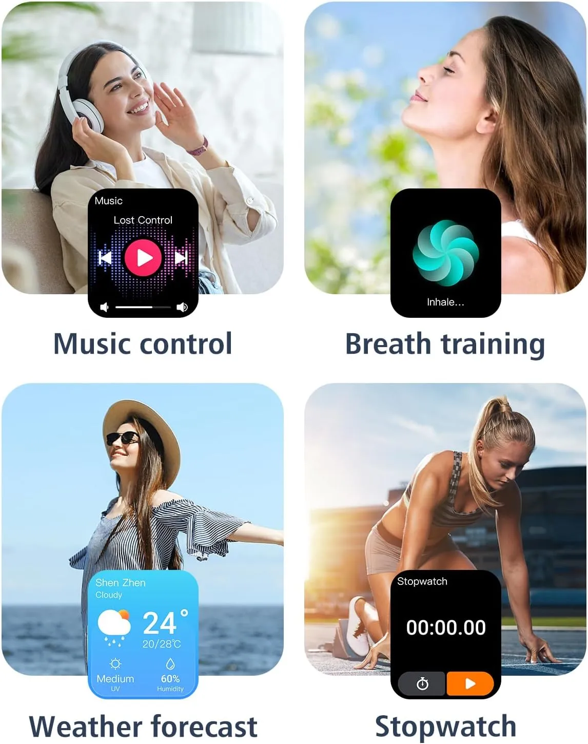 GRV Smart Watch for iOS and Android Phones (Answer/Make Calls), Watches for Women IP68 Waterproof Smartwatch Fitness Tracker Watch with Heart Rate/Sleep Monitor Steps Calories Counter (Dark Purple)