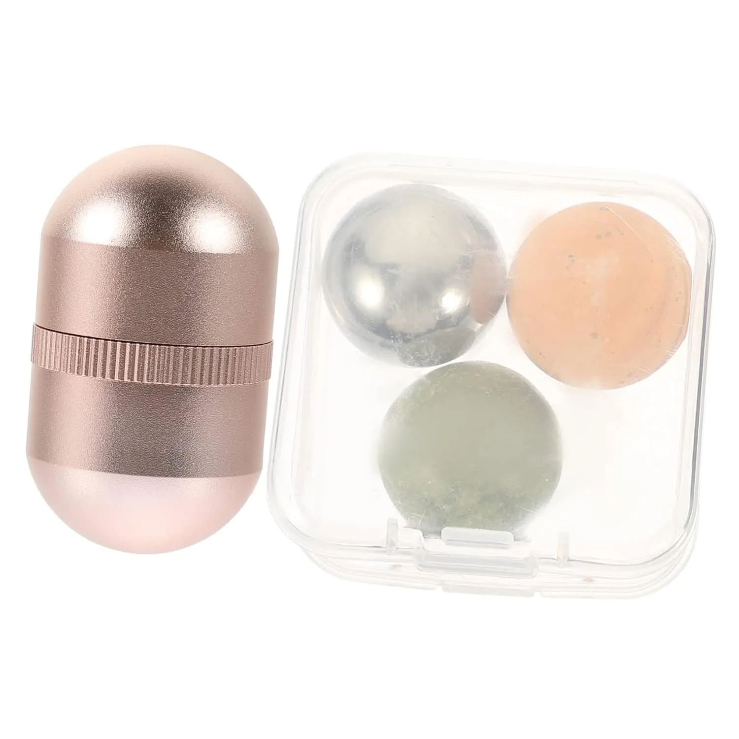 Happyyami 1set Jade Facial Roller Natural Gemstone Eye for Face and Neck Promotes Skin Absorption and Relaxation for Daily Skincare Routine for Moms and Loved
