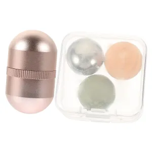 Happyyami 1set Jade Facial Roller Natural Gemstone Eye for Face and Neck Promotes Skin Absorption and Relaxation for Daily Skincare Routine for Moms and Loved