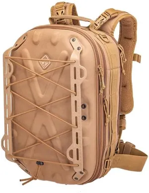 HAZARD 4 Pillbox Rail Bungee Bundle: Backpack with HardPoint Rail System, Bungee - Coyote