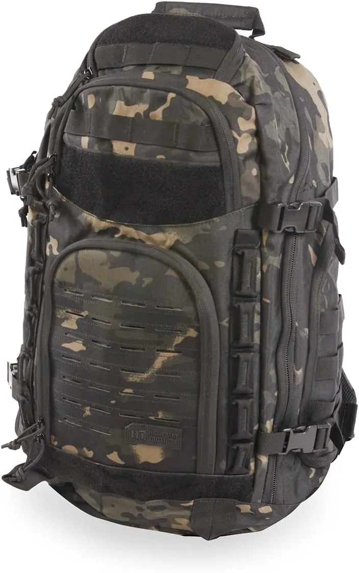HIGHLAND TACTICAL Men's Foxtrot, Black Urban CAMO, One_Size