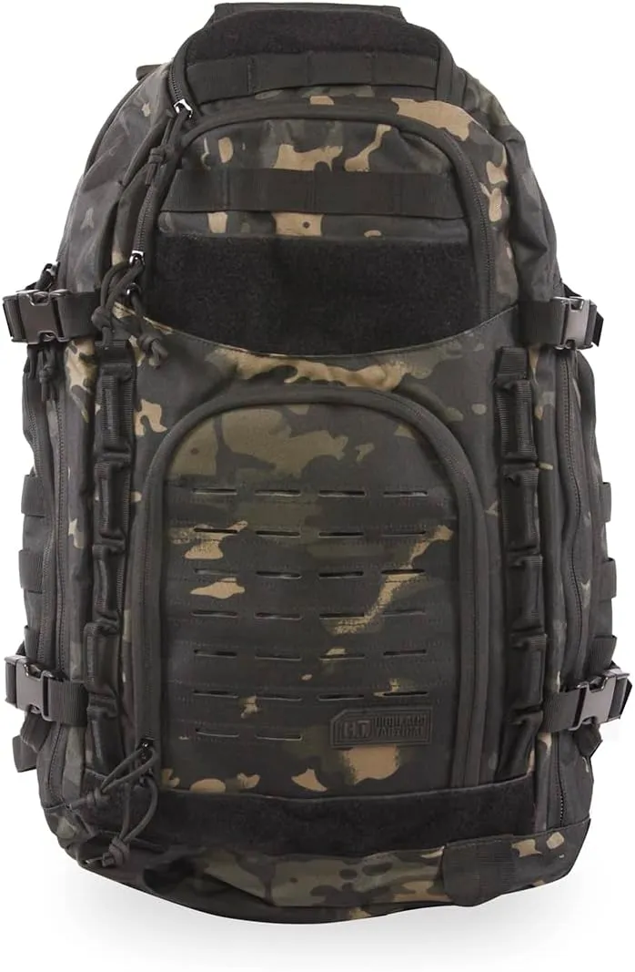 HIGHLAND TACTICAL Men's Foxtrot, Black Urban CAMO, One_Size