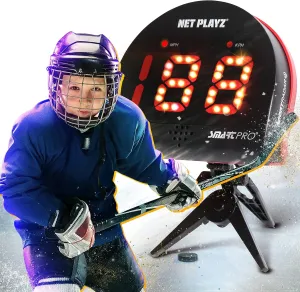 Hockey Radar Gifts Training Aids - Speed Sensor, Hands-Free Radar Guns | Ice, Field, Street & Roller Hockey, High-Tech Gadget & Gear