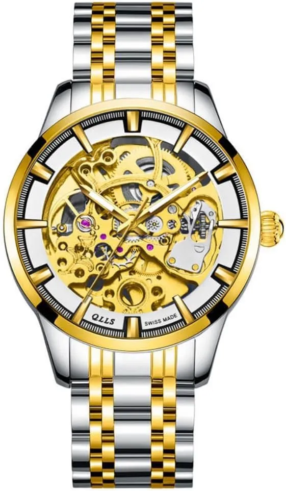 Hollow Out Automatic Mechanical Watch Men's Fashion Trend Luminous Man Watches Waterproof