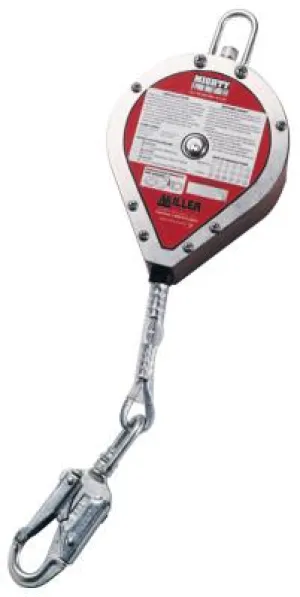 Honeywell MightyLite Self-Retracting Lifeline, 20 ft, Carabiner Connection, ANSI Snap, RL20G-Z7/20FT