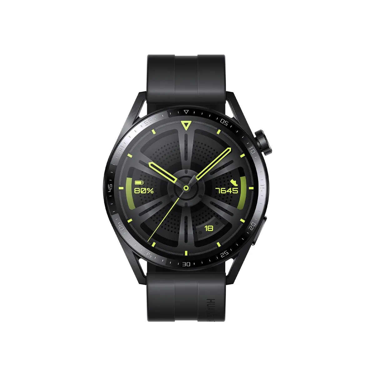 Huawei GT 3 (46 mm) Jupiter-B19S 1.43”, Smart watch, GPS (satellite), AMOLED, Touchscreen, Heart rate monitor, Waterproof, Bluetooth, Black Stainless Steel