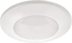 HUBBELL LIGHTING LBSLEDA10L30K9 WH Prestolite Led Surface Mount Fixture, Round, 3000K, 1,000 lm, 90 CRI, 120V, White