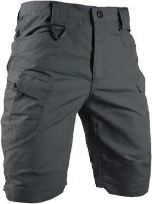 HYCOPROT Men's Tactical Cargo Shorts Waterproof Lightweight Work Short Quick Dry Military Multi Pockets Ripstop for Hiking