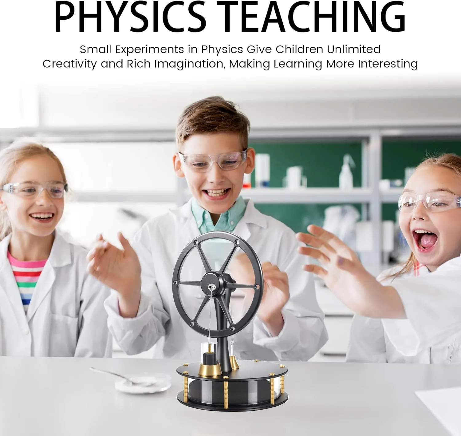HZZ92 Low Temperature Stirling Engine DIY Heat Education Model Class Teaching Brass Aluminium Stirling Engine Low Friction Graphite Piston for Adults Desktop Toy Gift for Engineer-Black
