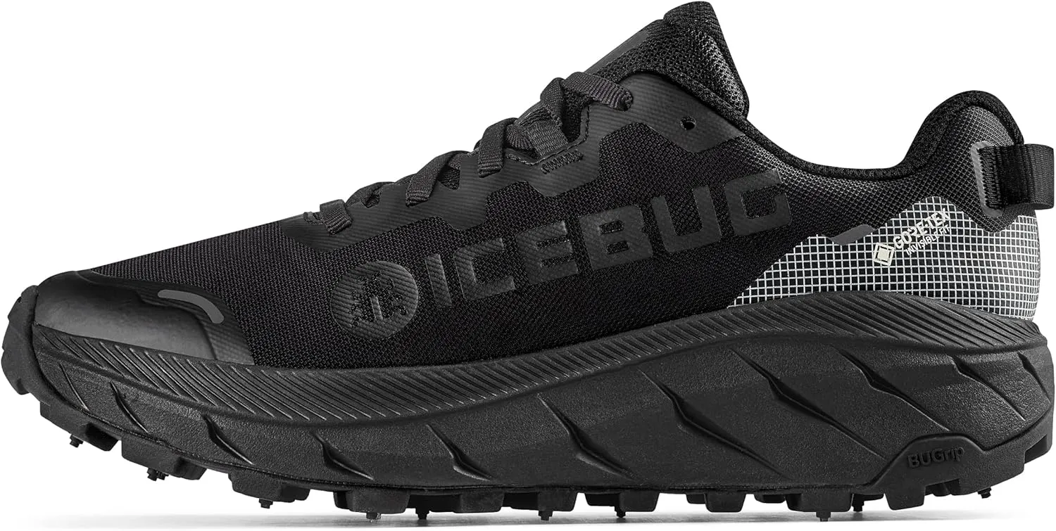 Icebug Womens Arcus2 BUGrip GTX Trail Running Shoe with Carbide Studded Traction Sole