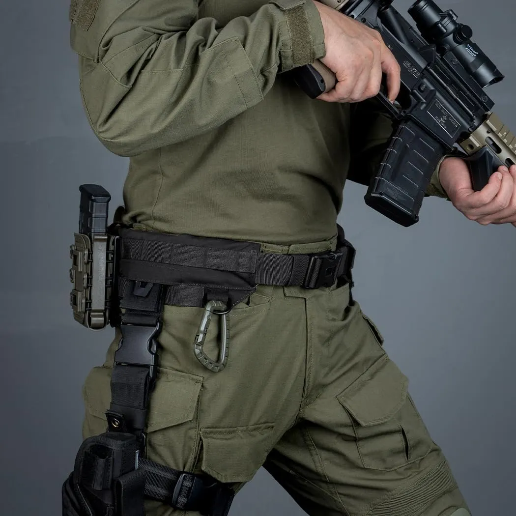 IDOGEAR Tactical Belt MOLLE Military Belt Modular Rigger's Belt Adjustable Combat Belt With Inner Belt And Outer Belt Set