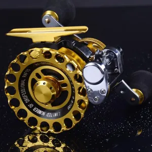 Inline Ice Fishing Reel Right/Left in Line Ice Reel with 8 1 Ball Bearings