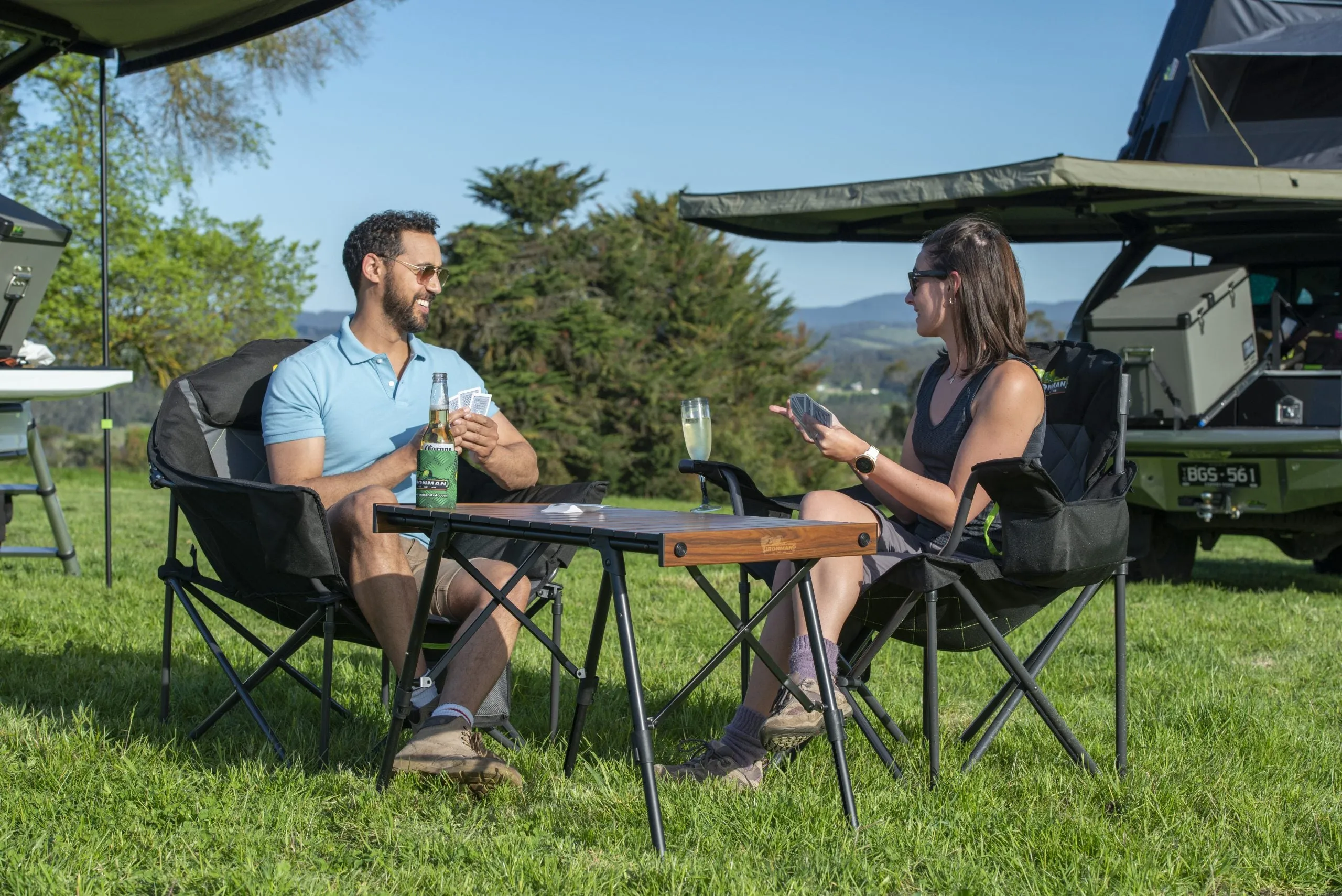 Ironman Aluminium Camp  Portable table