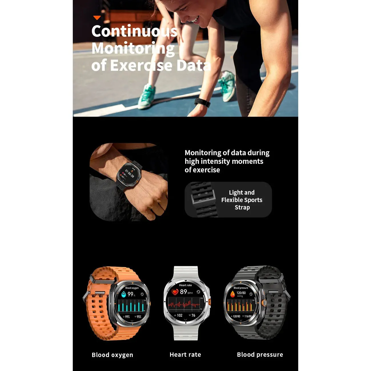JS Watch 7 Ultra IP68 Waterproof Bluetooth Call Compass Wireless Charger Smart Watch (47mm)