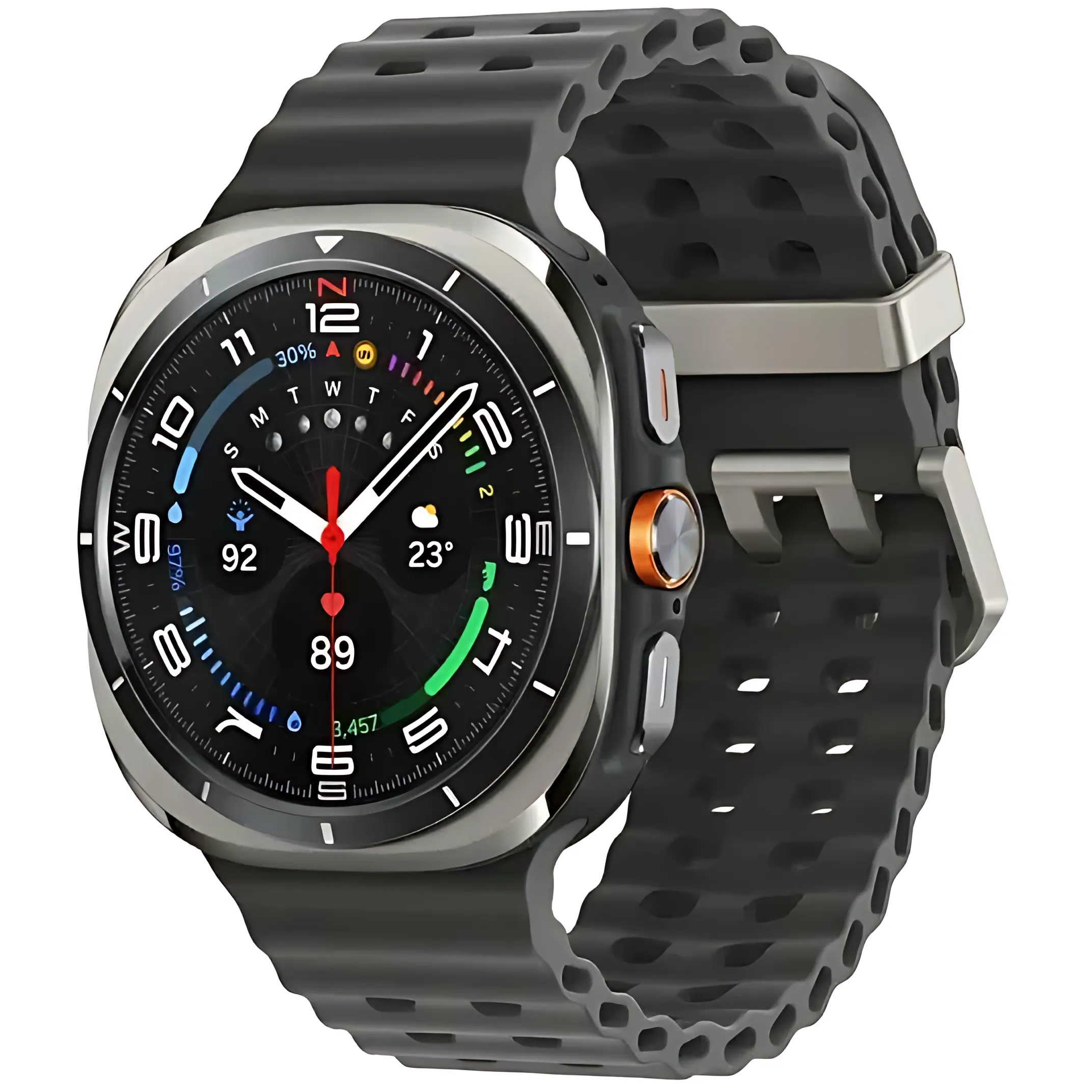 JS Watch 7 Ultra IP68 Waterproof Bluetooth Call Compass Wireless Charger Smart Watch (47mm)