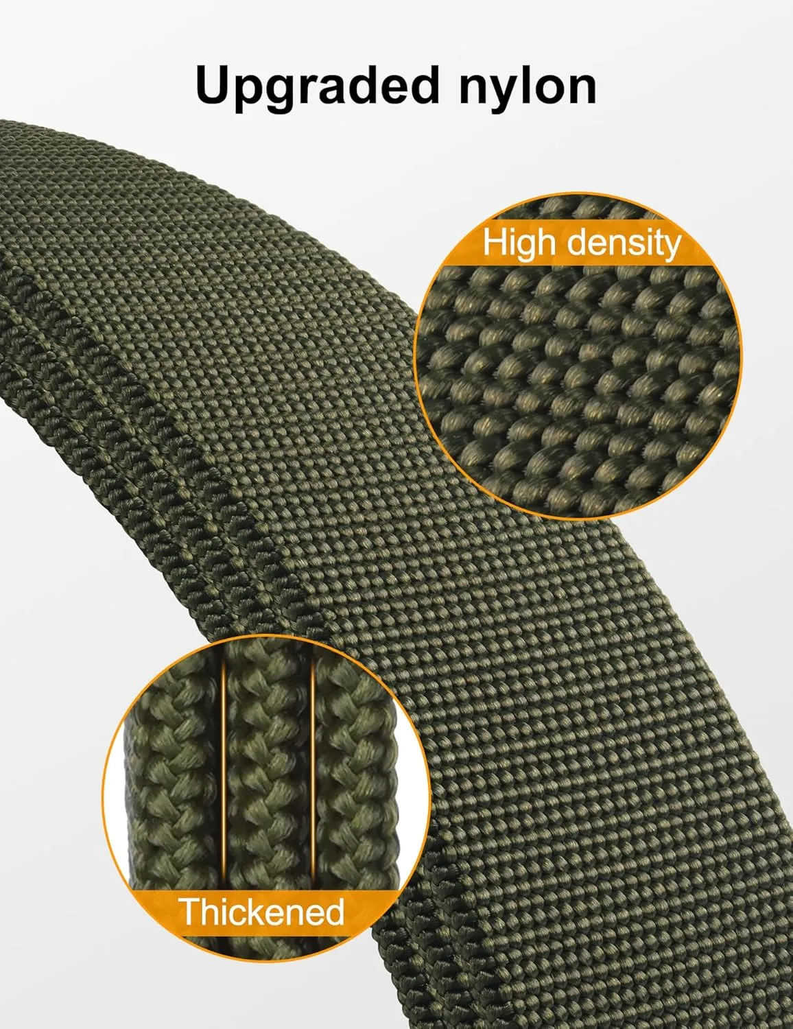 JUKMO Stretch Tactical Belt for Men,2 Pack Military Work Rigger Hiking 1.5" Elastic Nylon Web Quick Release Belt in Gift Box