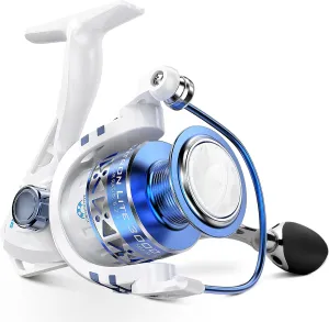 KastKing Centron & Centron Lite Spinning Reels, Freshwater and Saltwater Spinning Fishing Reel, Up to 17.5Lbs Max Drag, 5.2:1 Gear Ratio, Ultra Smooth Powerful, CNC Aluminum Spool, 9 1 BB Light Weight