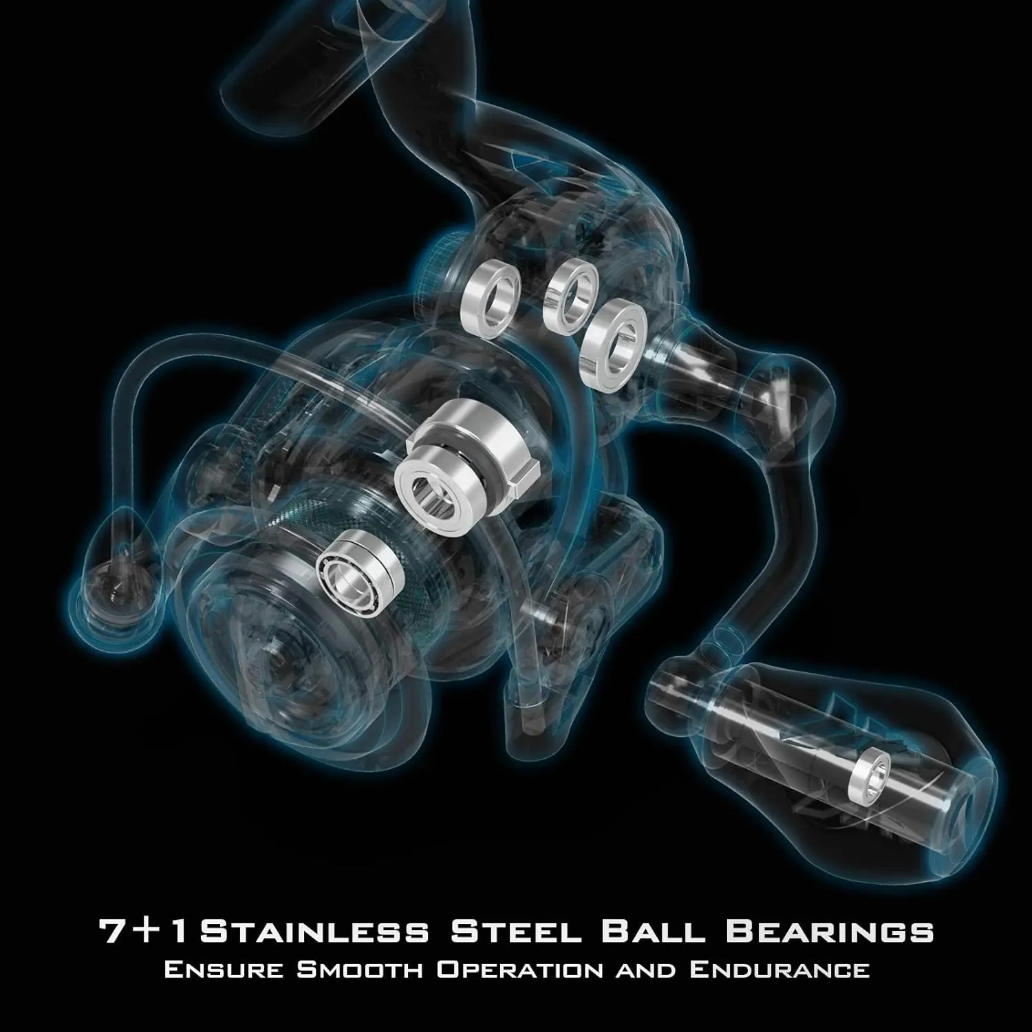 KastKing Zephyr Spinning Reels – 7 1/6 1 BB – Carbon Fiber Drag – Stainless Steel Shaft – Aluminum & CNC Spool – Black/Green/Orange – Sizes 500/1000 SFS – Ultralight to Heavy-Duty