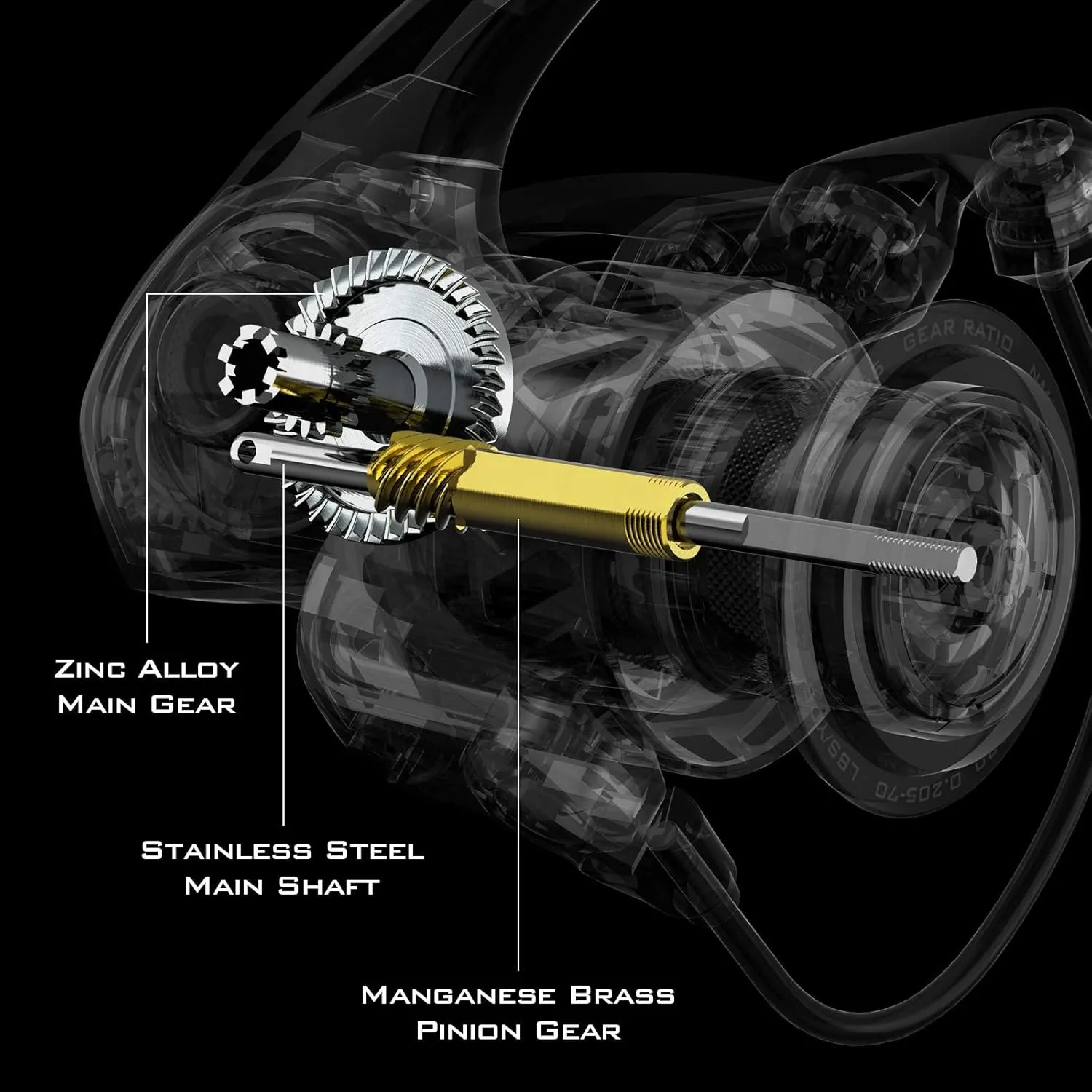 KastKing Zephyr Spinning Reels – 7 1/6 1 BB – Carbon Fiber Drag – Stainless Steel Shaft – Aluminum & CNC Spool – Black/Green/Orange – Sizes 500/1000 SFS – Ultralight to Heavy-Duty
