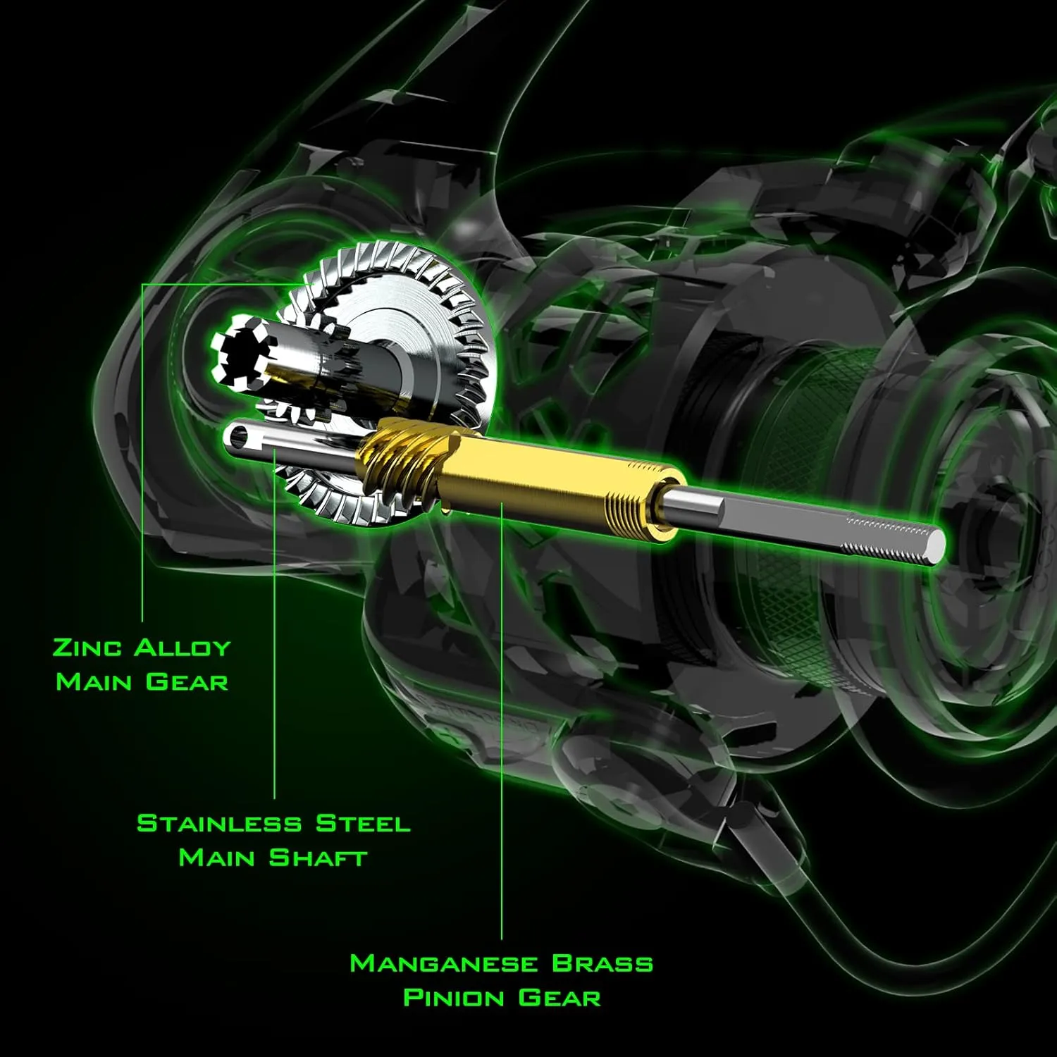 KastKing Zephyr Spinning Reels – 7 1/6 1 BB – Carbon Fiber Drag – Stainless Steel Shaft – Aluminum & CNC Spool – Black/Green/Orange – Sizes 500/1000 SFS – Ultralight to Heavy-Duty