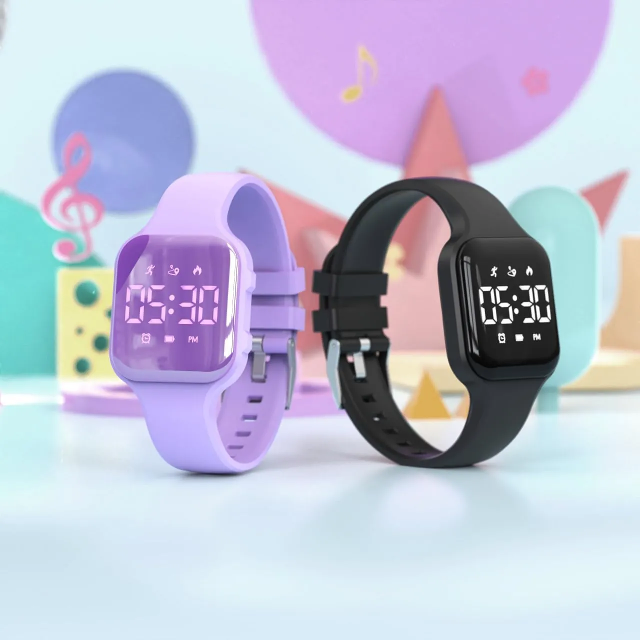 Kids Step Counter Watch, Digital Pedometer, Fitness Tracker Wristwatch, Waterproof Sport Watch, for Children Boys Girls Teens