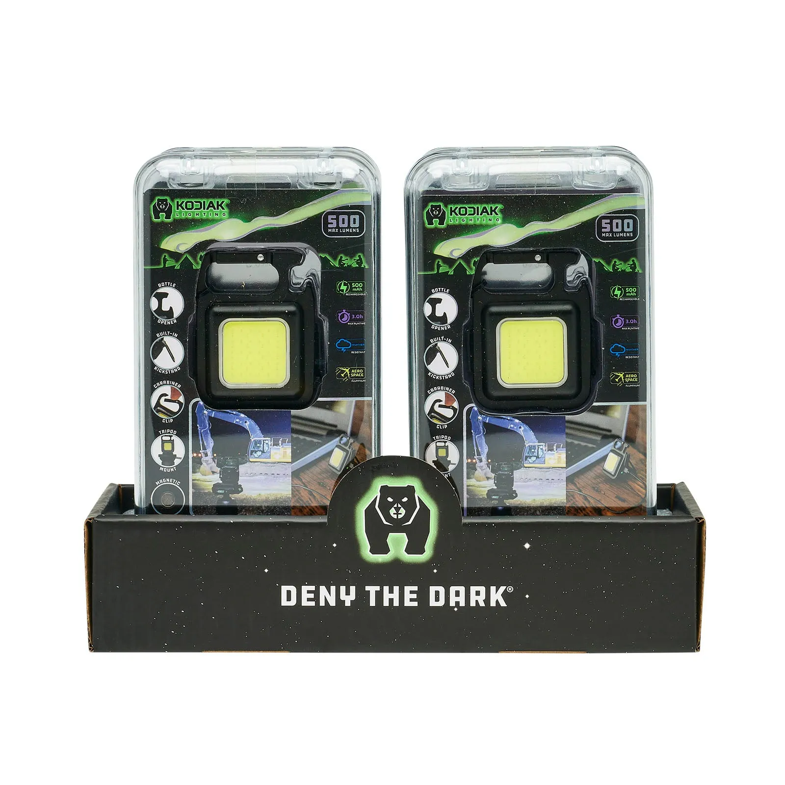 Kodiak® Kompanion 500 Lumen Rechargeable Aluminum Work Light