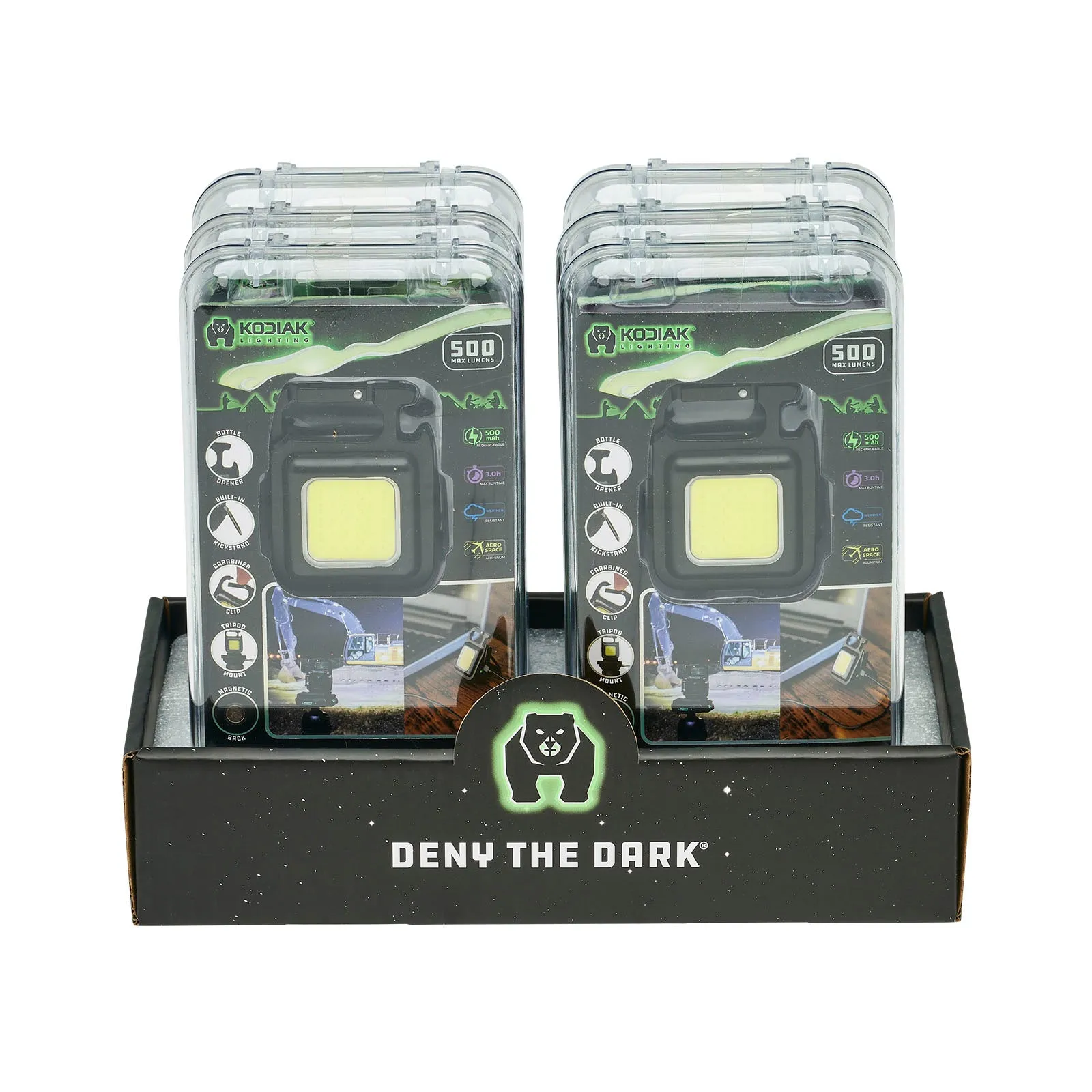 Kodiak® Kompanion 500 Lumen Rechargeable Aluminum Work Light