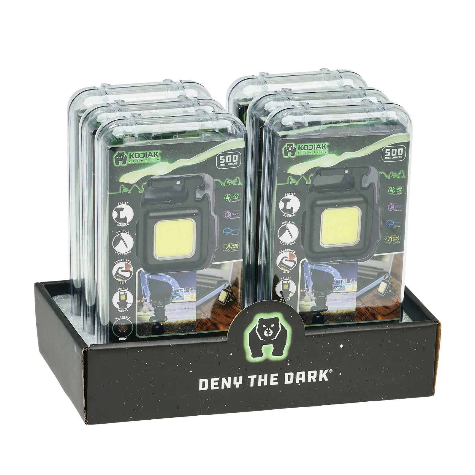 Kodiak® Kompanion 500 Lumen Rechargeable Aluminum Work Light