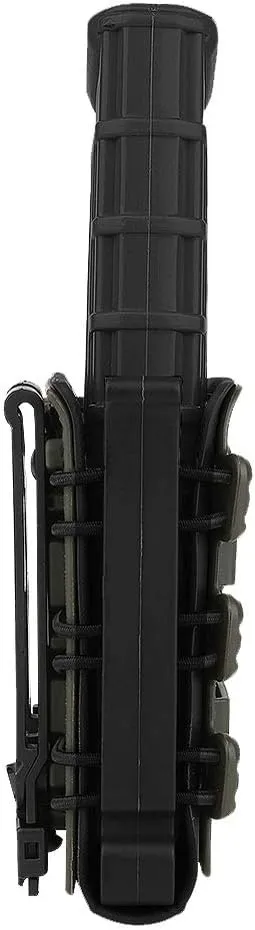 KRYDEX 5.56mm 7.62mm Magazine Pouch with MOLLE Clip and Belt Clip Universal Mag Holder