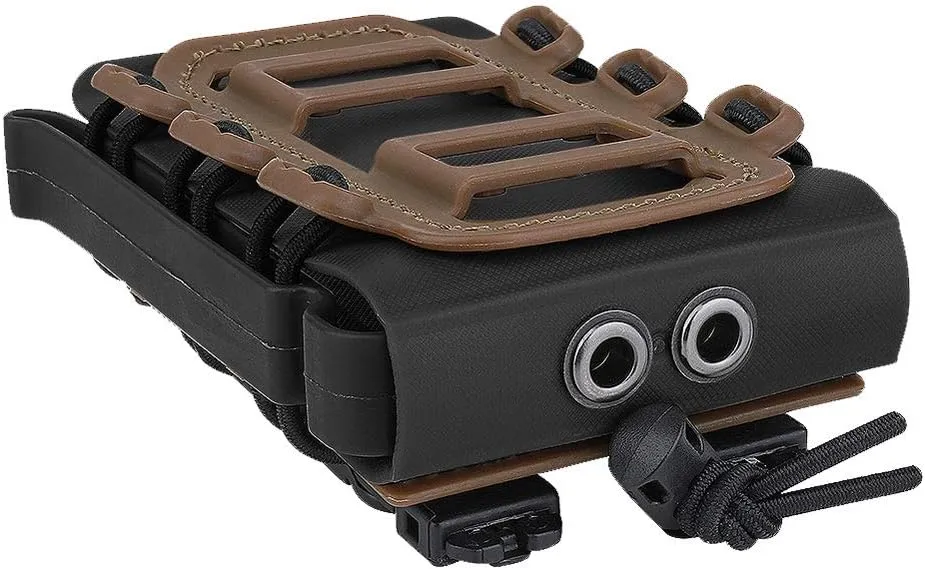 KRYDEX 5.56mm 7.62mm Magazine Pouch with MOLLE Clip and Belt Clip Universal Mag Holder
