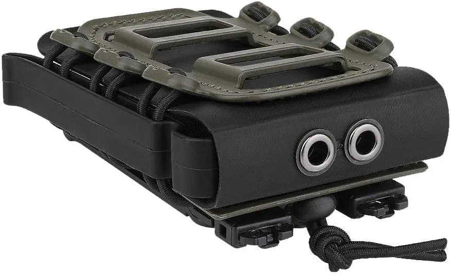 KRYDEX 5.56mm 7.62mm Magazine Pouch with MOLLE Clip and Belt Clip Universal Mag Holder