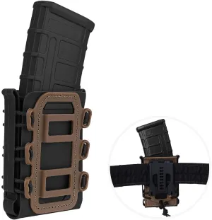 KRYDEX Magazine Pouch 5.56 with Belt Clip 7.62mm Open Top Mag Pouch