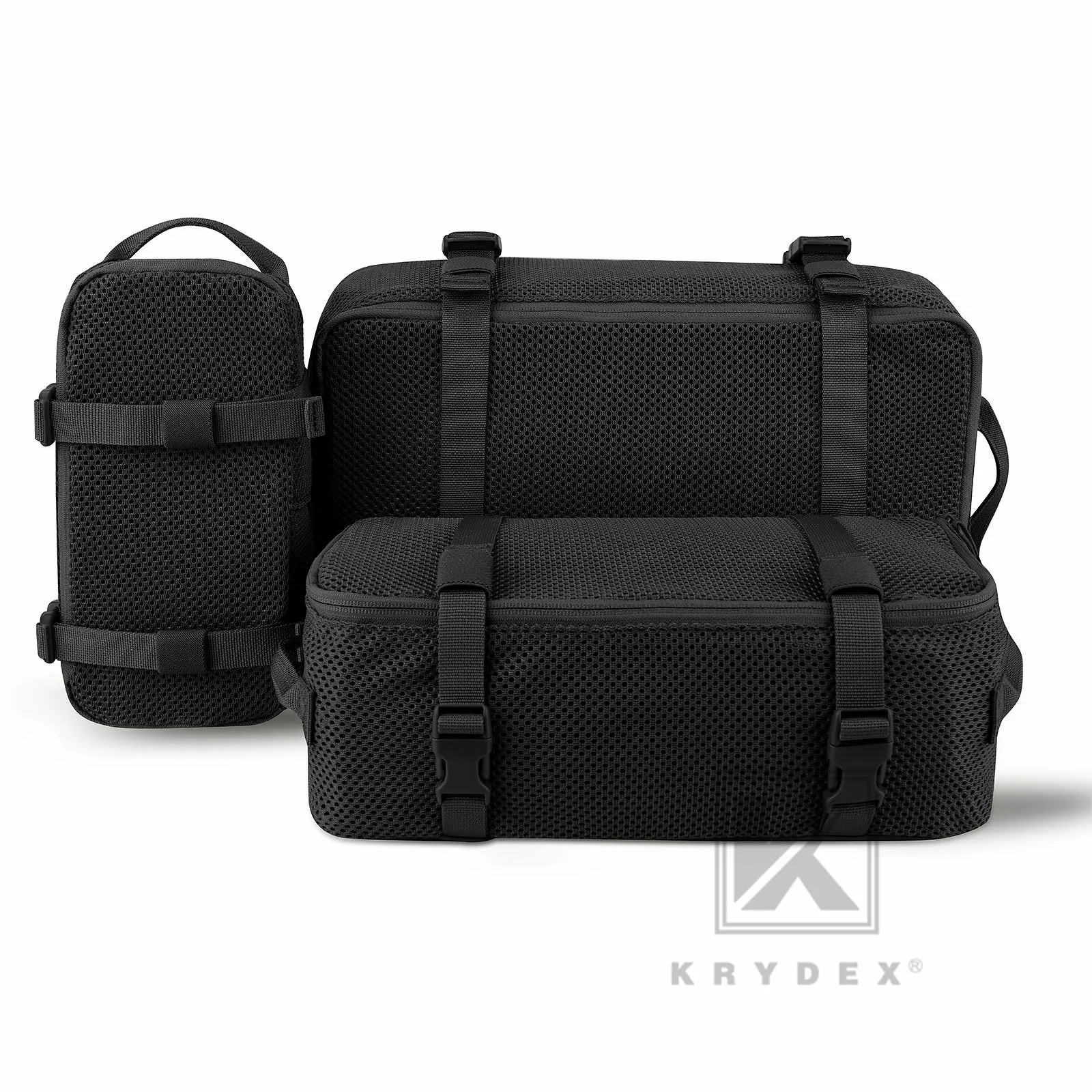 KRYDEX Tactical Modular Pouch Set Outdoor Backpack Organizer Travel Suitcase Packing Cubes