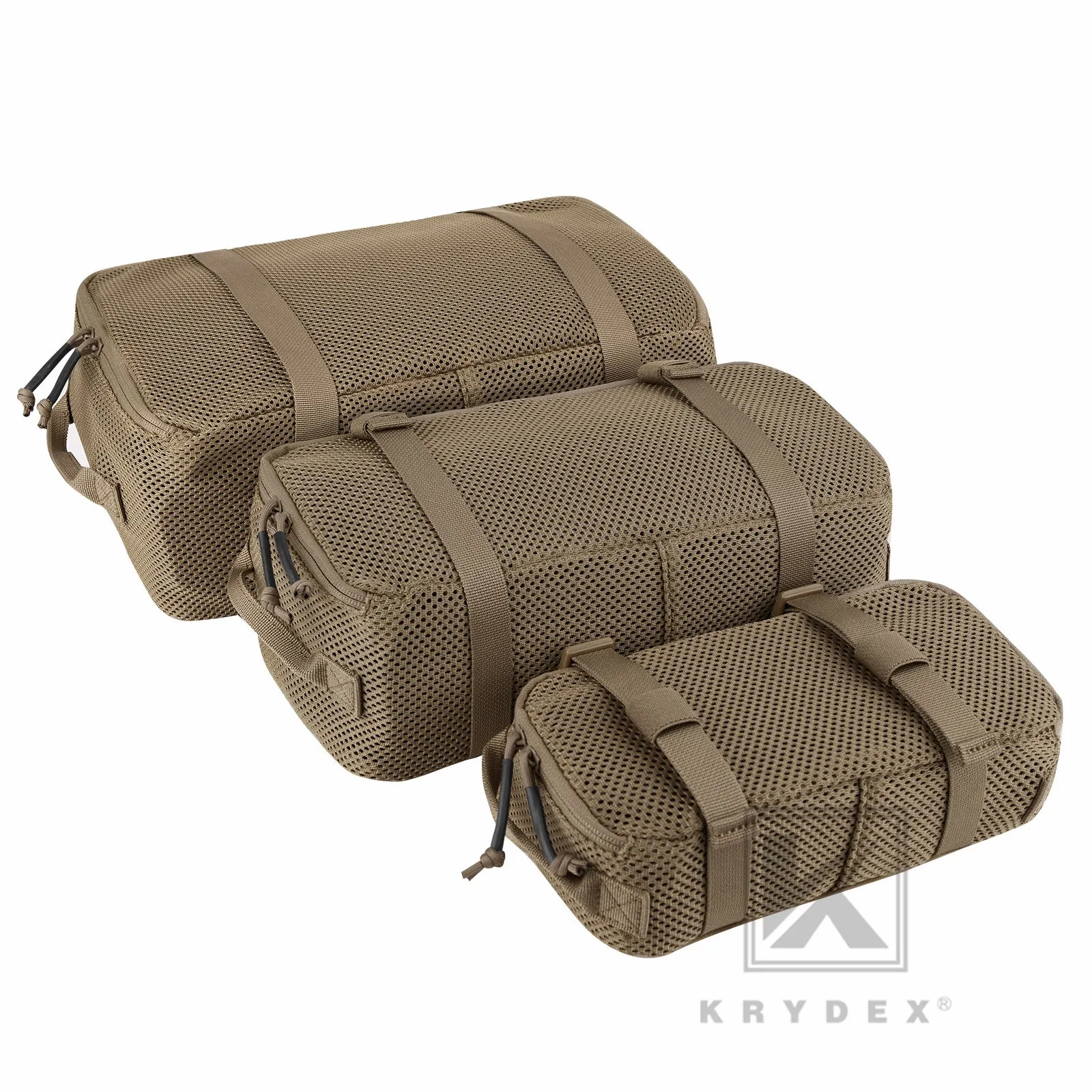 KRYDEX Tactical Modular Pouch Set Outdoor Backpack Organizer Travel Suitcase Packing Cubes
