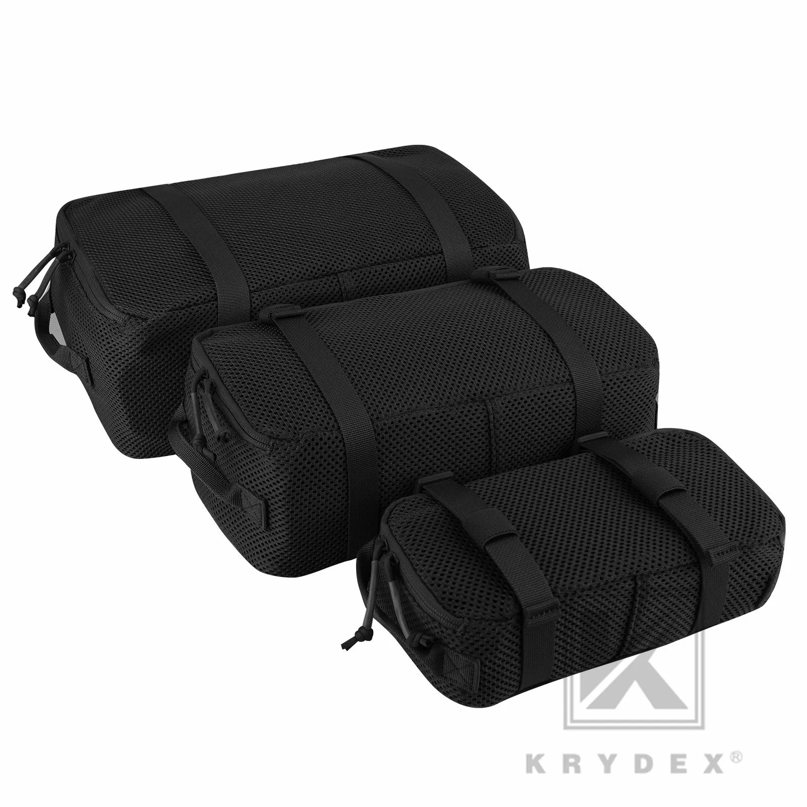 KRYDEX Tactical Modular Pouch Set Outdoor Backpack Organizer Travel Suitcase Packing Cubes