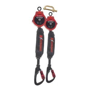 KStrong UFS351102D Dual 6 ft Micron SRL Assembly, Aluminum Carabiners