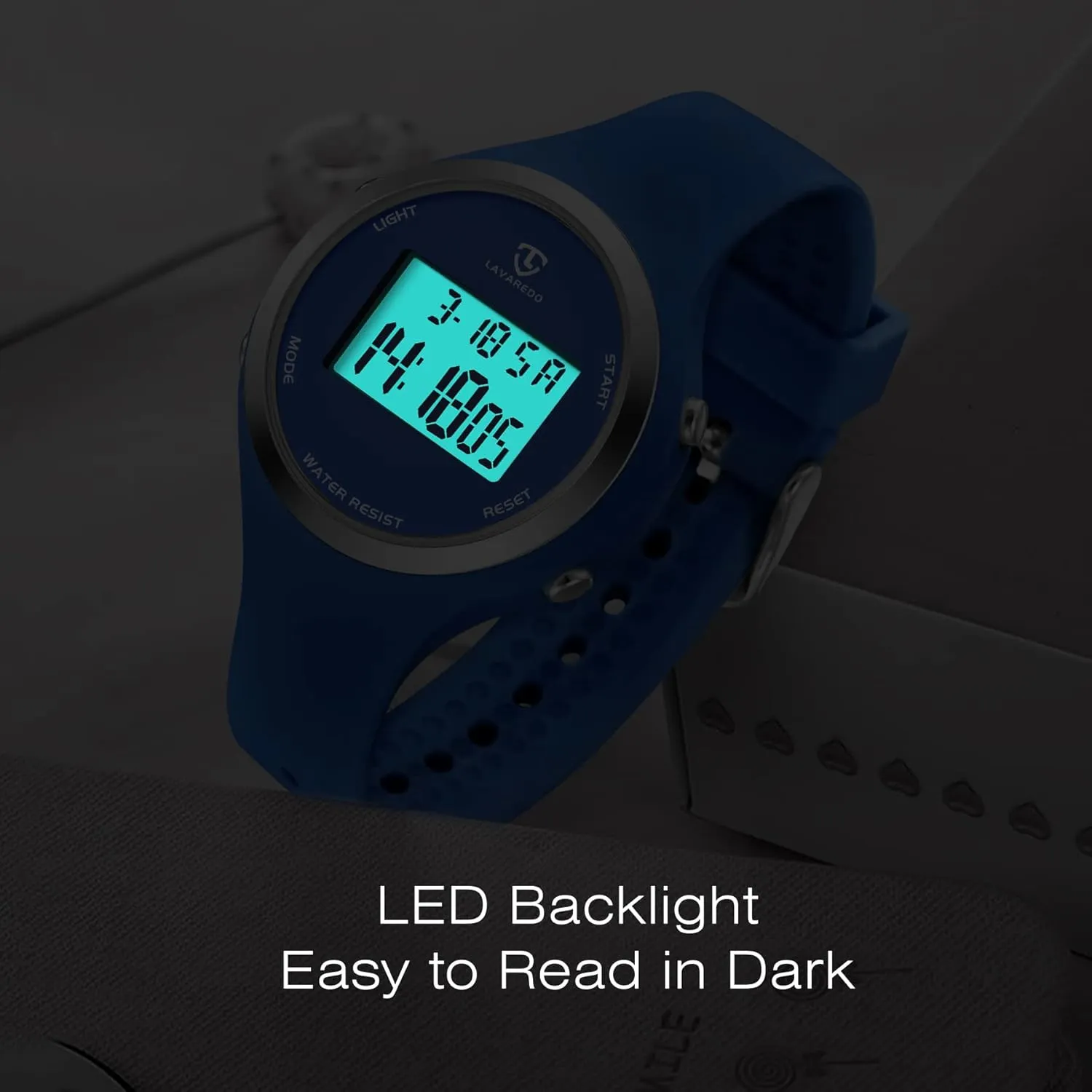 L LAVAREDO Watches for Women 3ATM Waterproof Outdoor Digital Sport Watches Stopwatch Wrist Watch with Alarm Clock, Gifts for Women