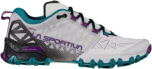 La Sportiva Womens Bushido II GTX Trail Running Shoe, Light Grey/Blueberry, 9.5-10