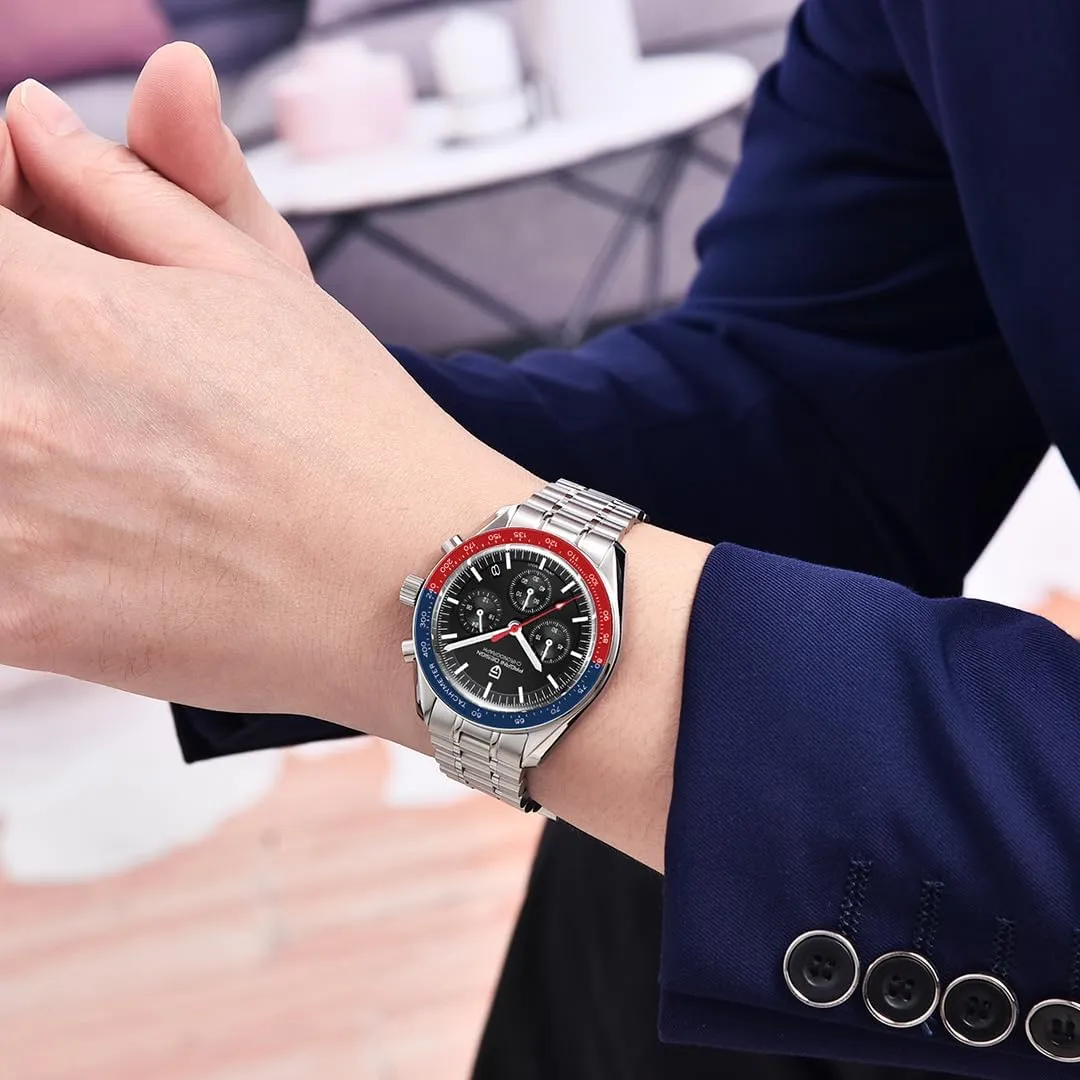 LACZ DENTON Pagani Design PD1701V3 Men's Watches Quartz Men Chronograph Stainless Steel Sports Watches for Mens Waterproof Watches Japan VK63 Movement…