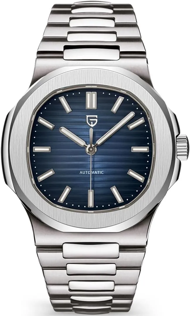 LACZ DENTON Pagani Design PD1728 Mens Automatic Watches Full Stainless Steel Waterproof 100M Watches for Men Men Mechanical Wristwatches