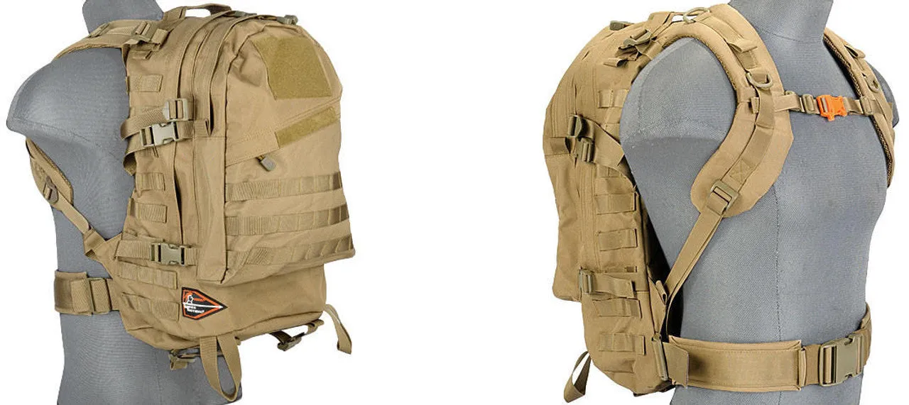 Lancer Tactical 3-Day Assault Pack, AT-FG | Tactical Backpack | MOLLE-Compatible | Durable Assault Pack