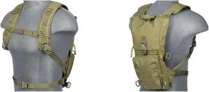 Lancer Tactical Lightweight Airsoft Hydration Pack - OD Green