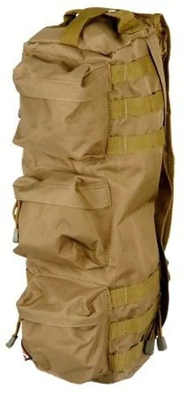 Lancer Tactical Shoulder Go Pack Bag Tan - Compact Tactical Bag for Gear and Essentials