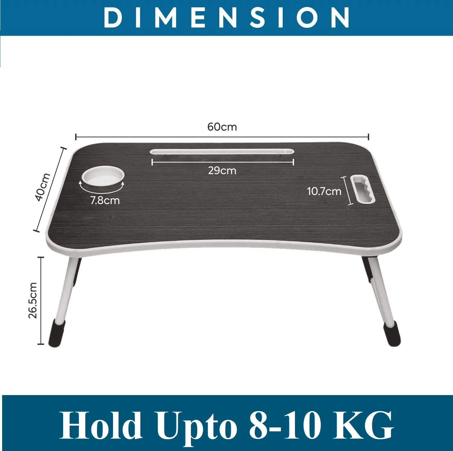 Laptop Multipurpose Holder with Cup Limited edition Multifunctional Foldable Table