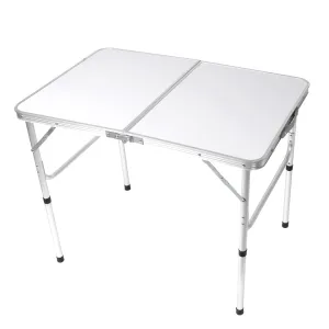 Levede Folding Camping Table Aluminium Silver