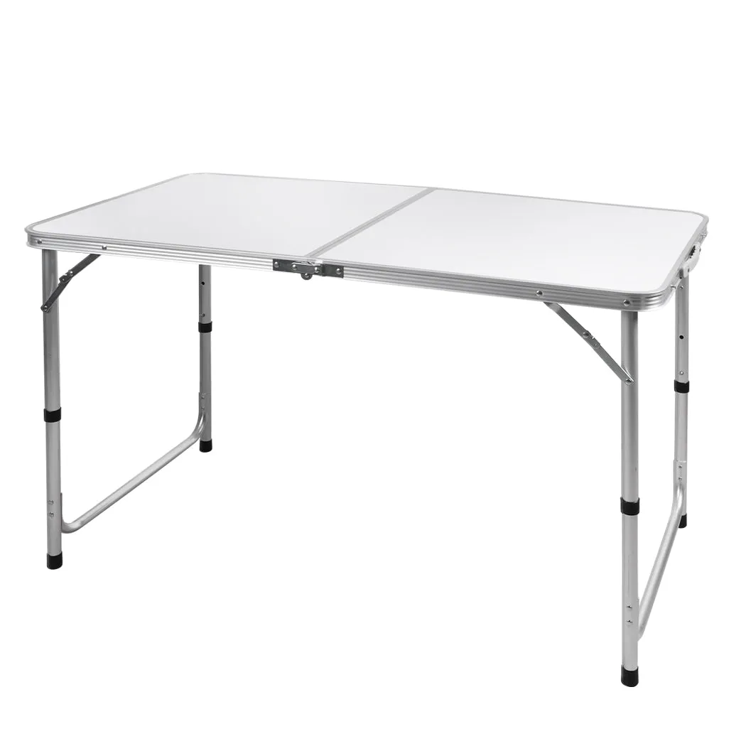 Levede Folding Camping Table Aluminium Silver