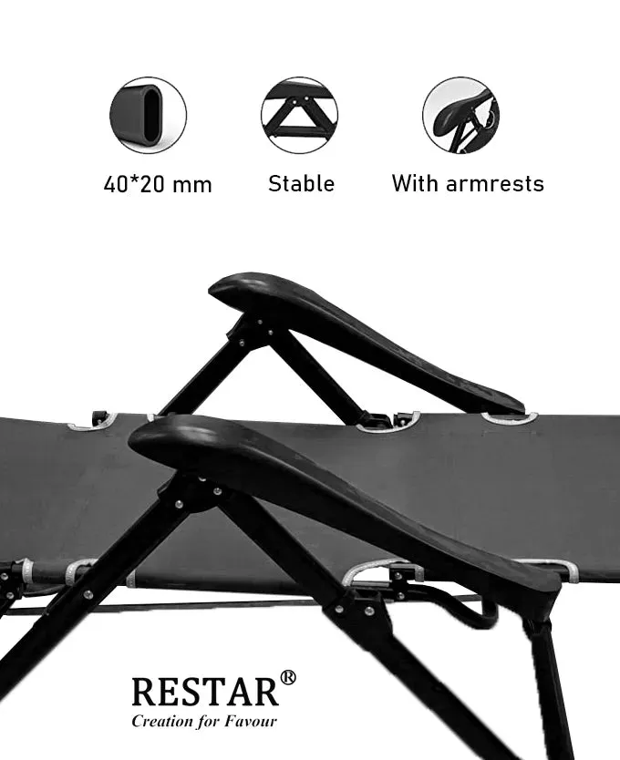 Limited availability & for Foldable Reclining Duty Adjustable Chair Garden & Lounge Home Heavy Timely resolution Patio