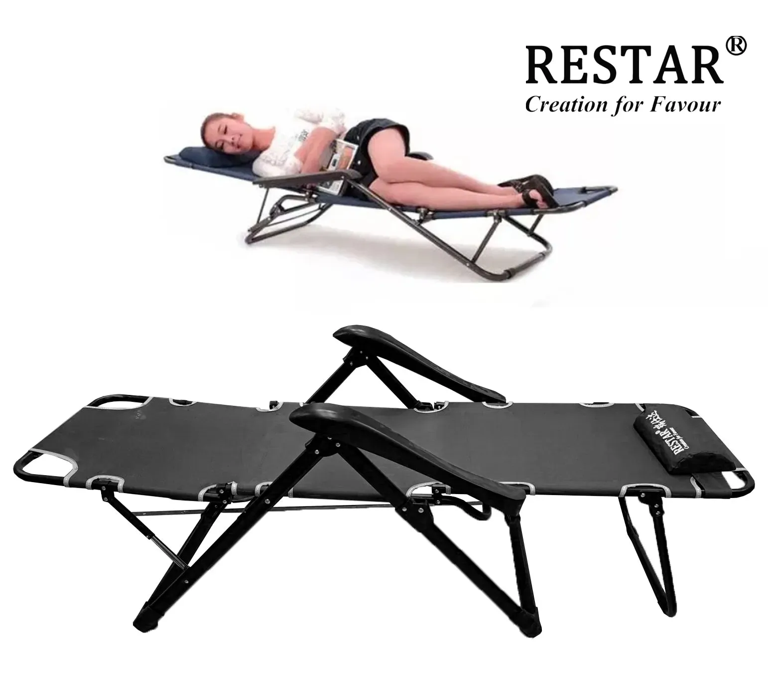 Limited availability & for Foldable Reclining Duty Adjustable Chair Garden & Lounge Home Heavy Timely resolution Patio