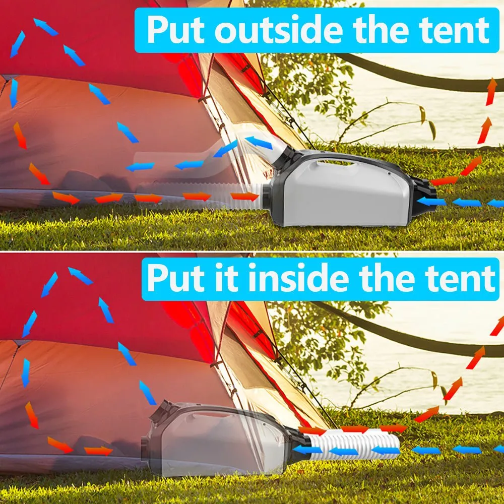 Local shipping AC CRONY 3 AC conditioning Conditioners Speeds Energy-efficient 24V Tent Unit Portable DC100-240V air Fan QN750 Home Cooling Air